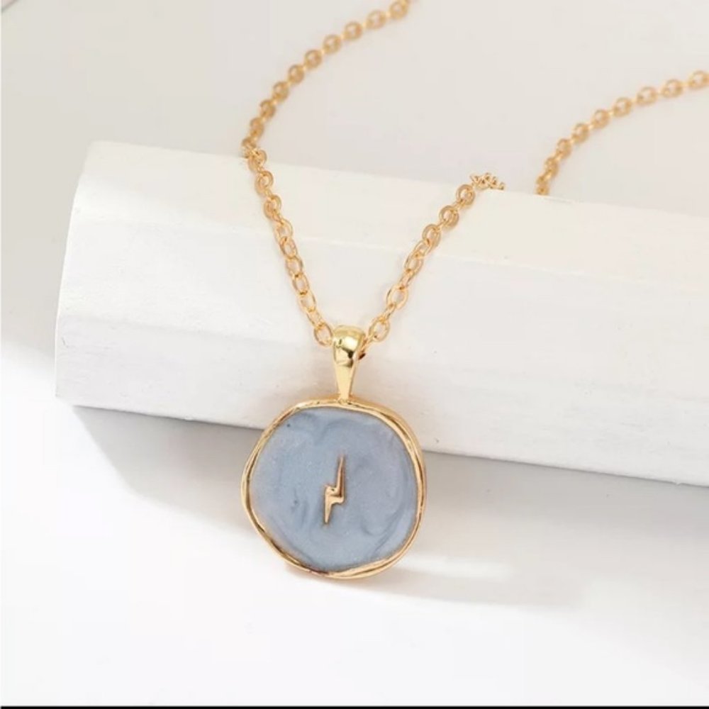**NEW! Gorgeous Necklace - BLUE MOON / WHITE HEART / LIGHTNING BOLT - YOU PICK 1